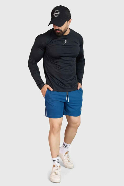 Fuaark Nz Grit Shorts Orion Blue, men's athletic shorts in vibrant blue with a comfortable fit and sporty design.