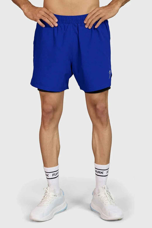 Blue Hyper 5-inch running shorts by Fuaark Nz, designed for ultimate performance and comfort during athletic activities.