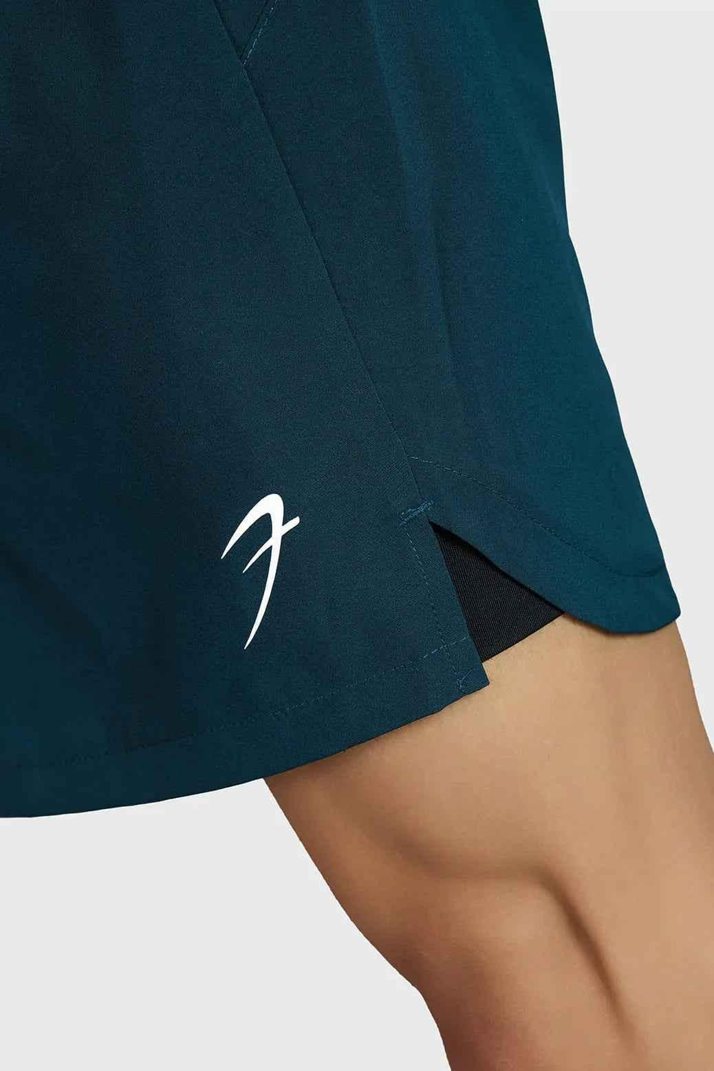 Deep green Hyper 5-inch running shorts by Fuaark Nz, lightweight athletic shorts with a comfortable fit for running.