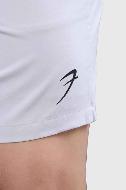 Light grey Thread Shorts by Fuaark Nz, designed for active wear, featuring a comfortable fit and stylish casual look.