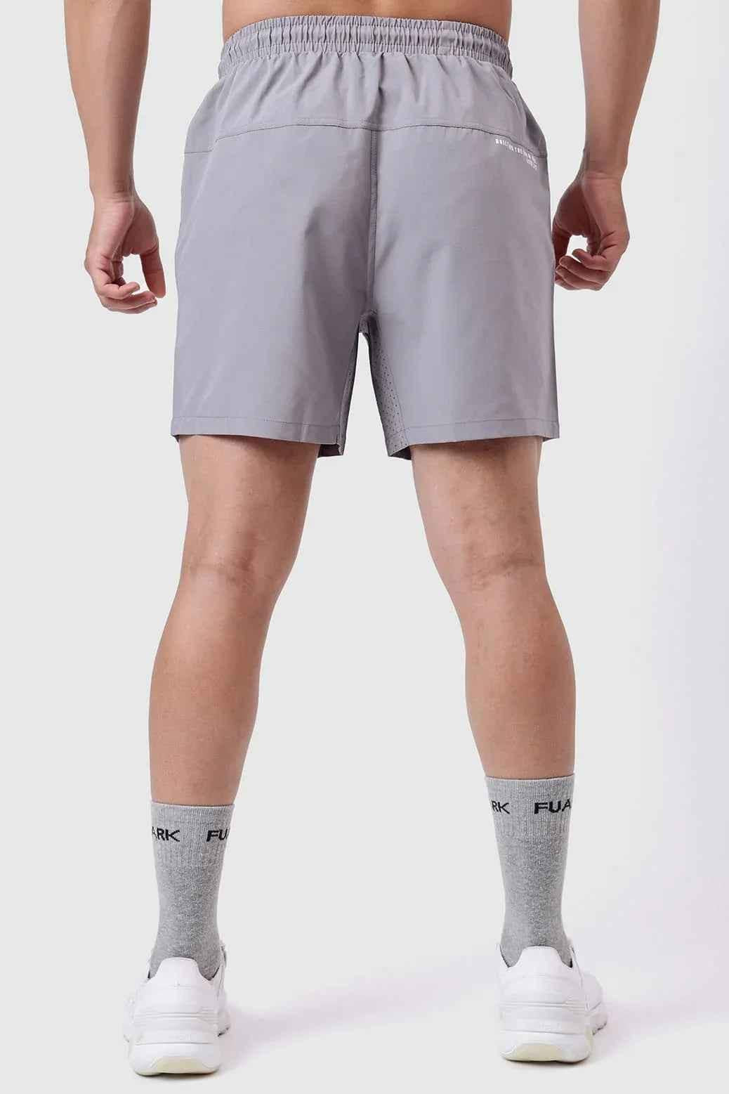 Fuaark Nz grey Nova shorts for women, comfortable casual shorts with a relaxed fit, suitable for everyday wear.