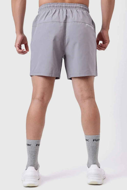 Fuaark Nz grey Nova shorts for women, comfortable casual shorts with a relaxed fit, suitable for everyday wear.