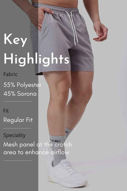 Grey Fuaark Nz Nova Shorts for women, stylish and comfortable casual shorts perfect for everyday wear.