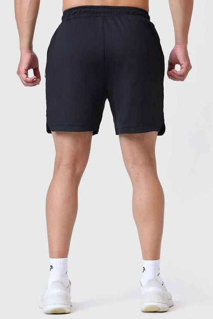 Fuaark Nz Rush Shorts in black, casual men's shorts with a relaxed fit, featuring a comfortable waistband and stylish design.