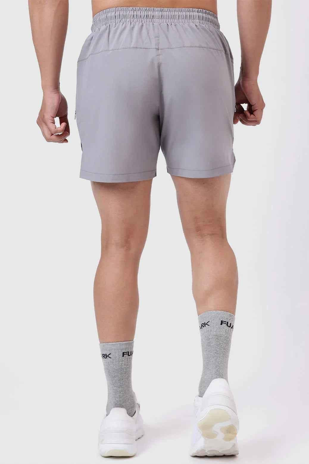 Black Snap Colourblock Shorts from Fuaark Nz featuring a stylish colorblock design and relaxed fit.