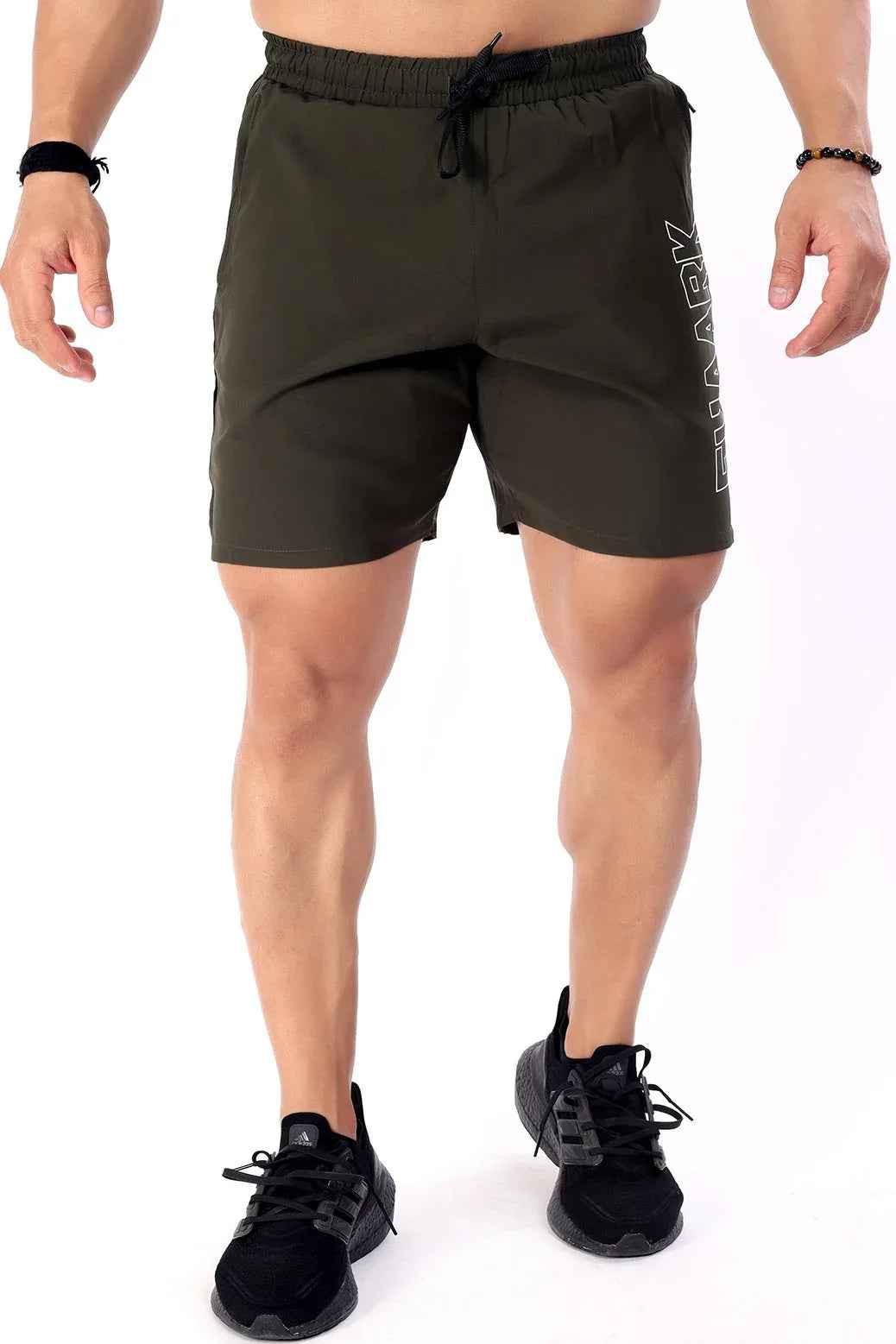 Olive green Studio Shorts by Fuaark Nz, casual shorts with a relaxed fit, displayed on a neutral background.