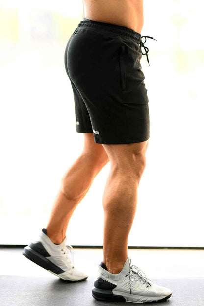 Fuaark Nz Ultra Black Shorts for men, showcasing a comfortable fit and sleek style with a modern design.