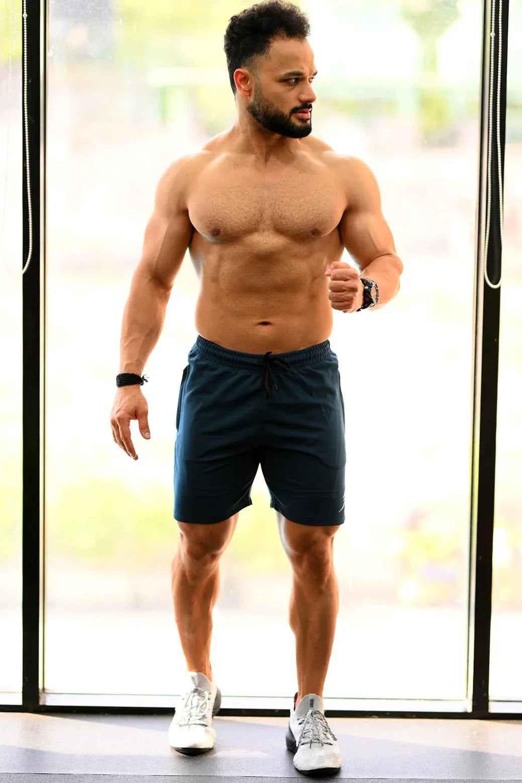 Fuaark NZ Ultra Shorts in teal color, lightweight casual shorts with a relaxed fit, suitable for active or everyday wear.