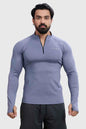 Light grey Fuaark Nz sweater pullover, showcasing a comfortable and stylish casual knit for everyday wear.