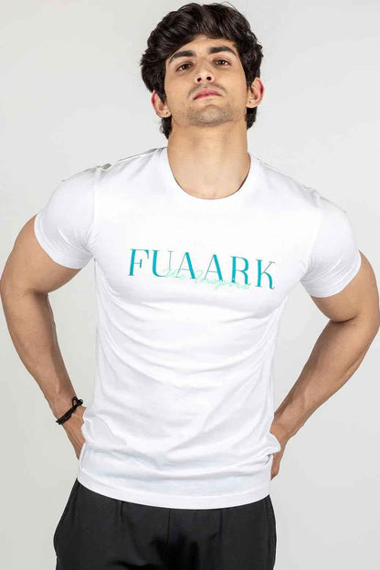 Fuaark Nz classic white T-shirt, casual unisex T-shirt made of soft cotton fabric, perfect for everyday wear and timeless style.