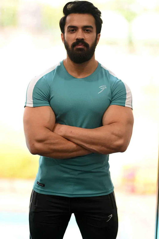 Vintage mint Fuaark Nz T-shirt with retro style, casual fit, and classic design for timeless fashion.