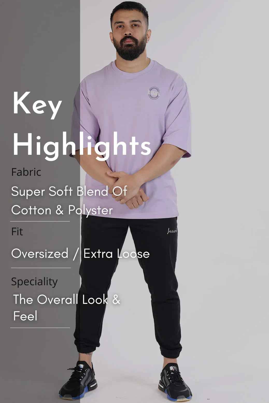 Lilac Zodiac oversized T-shirt by Fuaark Nz with bold zodiac graphic on front, relaxed fit, soft cotton fabric.