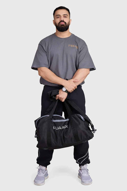 Charcoal Rage oversized T-shirt by Fuaark Nz, featuring a relaxed fit and soft fabric for effortless comfort.