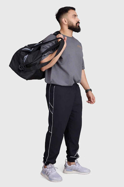 Charcoal Rage oversized T-shirt by Fuaark Nz, showing a relaxed fit and soft fabric, ideal for casual wear.