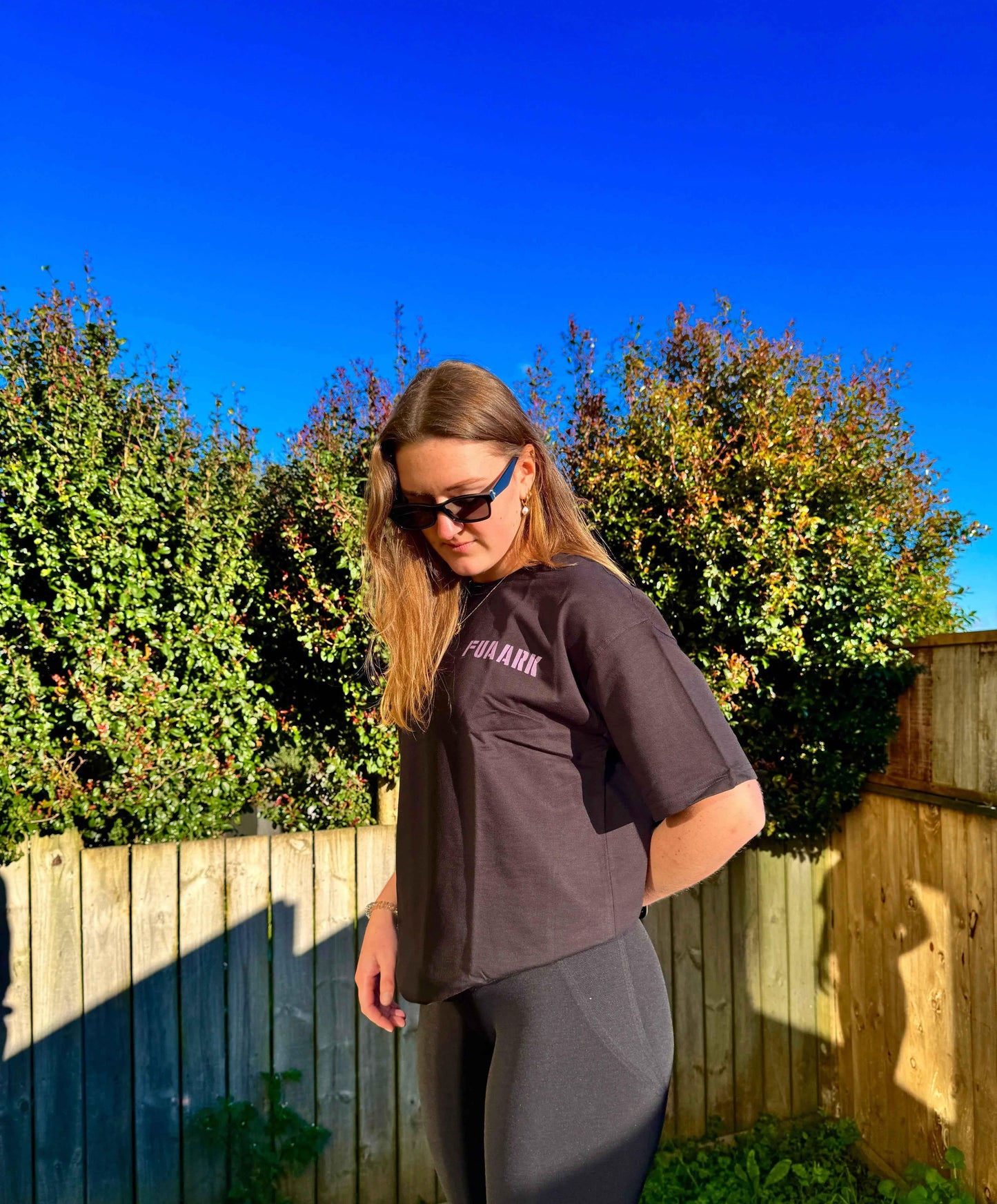 Unisex black oversized Rage T-shirt by Fuaark Nz, casual style, soft fabric, relaxed fit, perfect for everyday wear.