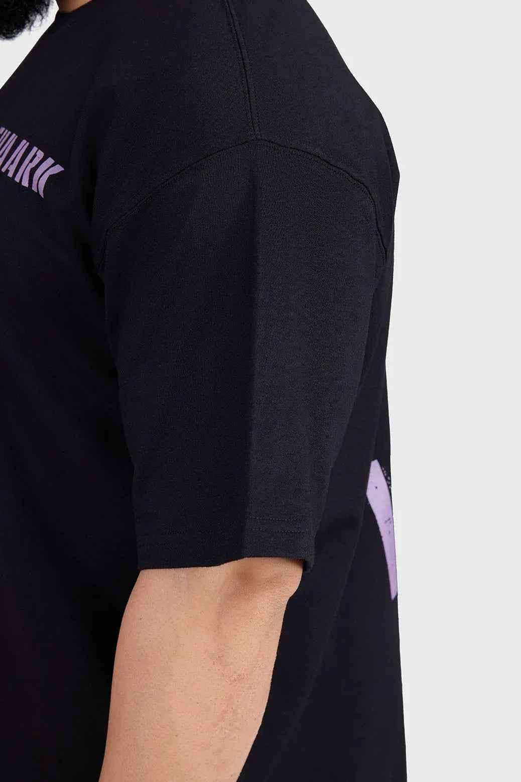 Unisex oversized black Rage T-shirt by Fuaark Nz, featuring a relaxed fit and casual style, perfect for comfort and everyday wear.