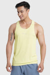 Checks Lime Running Tank – Lightweight, Breathable, Moisture‑Wicking Performance Top