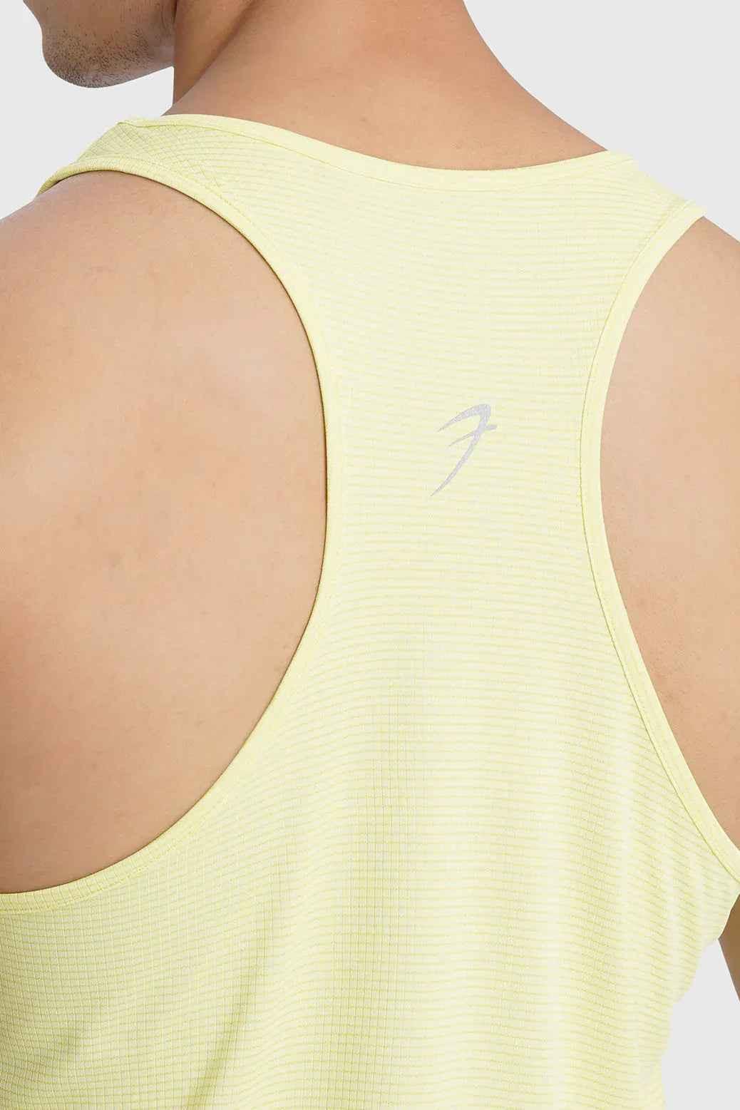 Fuaark Nz Checks Lime Running Tank top, lightweight and breathable performance tank with moisture-wicking fabric for active wear