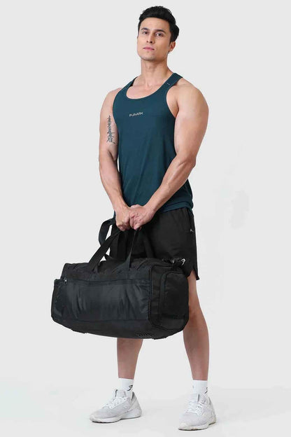Green checkered running tank top by Fuaark Nz, lightweight and breathable athletic sleeveless shirt for active wear.