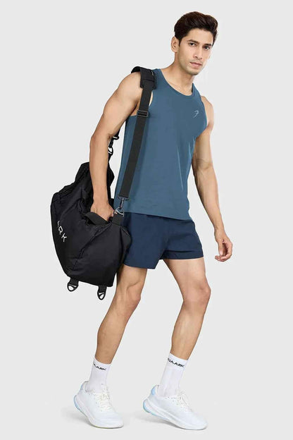 Light blue Ember Running Tank top by Fuaark Nz, sleeveless athletic shirt for running and exercise.