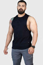 Fuaark NZ Navy Legacy DeepArm Tank Top, stylish and comfortable sleeveless shirt for casual wear and everyday outfits
