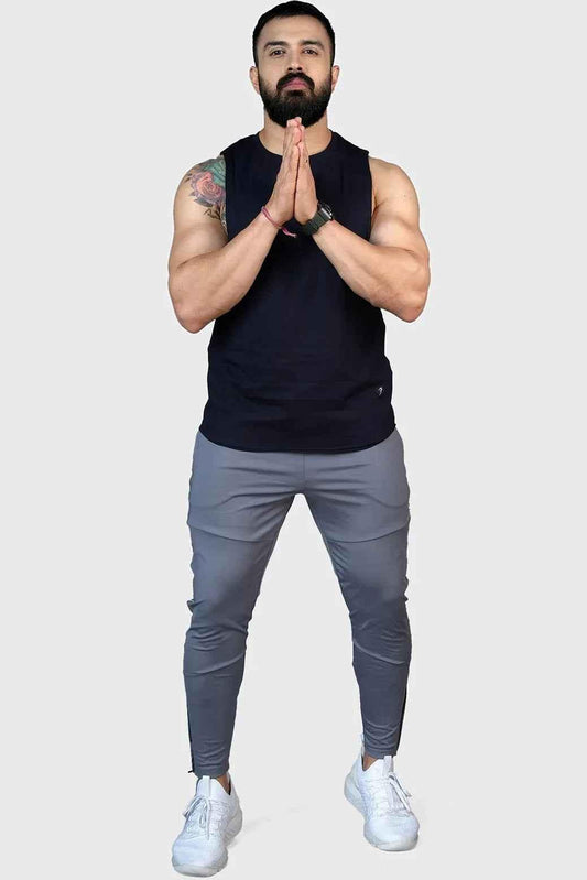 Fuaark NZ Legacy DeepArm Tank Top in navy, stylish and comfortable sleeveless tank top for casual wear and everyday occasions.