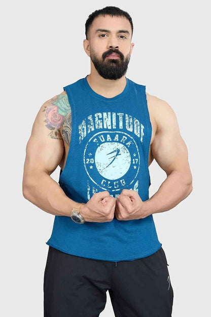 Fuaark NZ teal deep arm tank top for women, featuring a comfortable sleeveless design and casual fit.