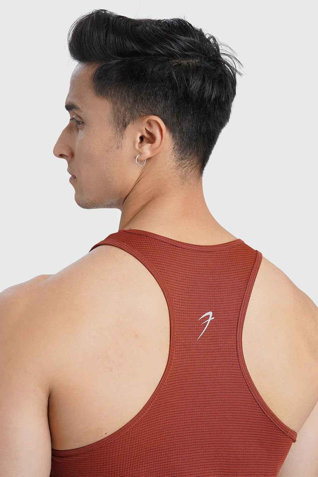 Fuaark Nz Salsa Running Tank top in black, lightweight athletic tank for running and workout performance.