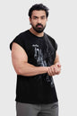 Fuaark Nz black capsleeves tank top with a fitted style, lightweight fabric, and minimalistic design for effortless casual wear.