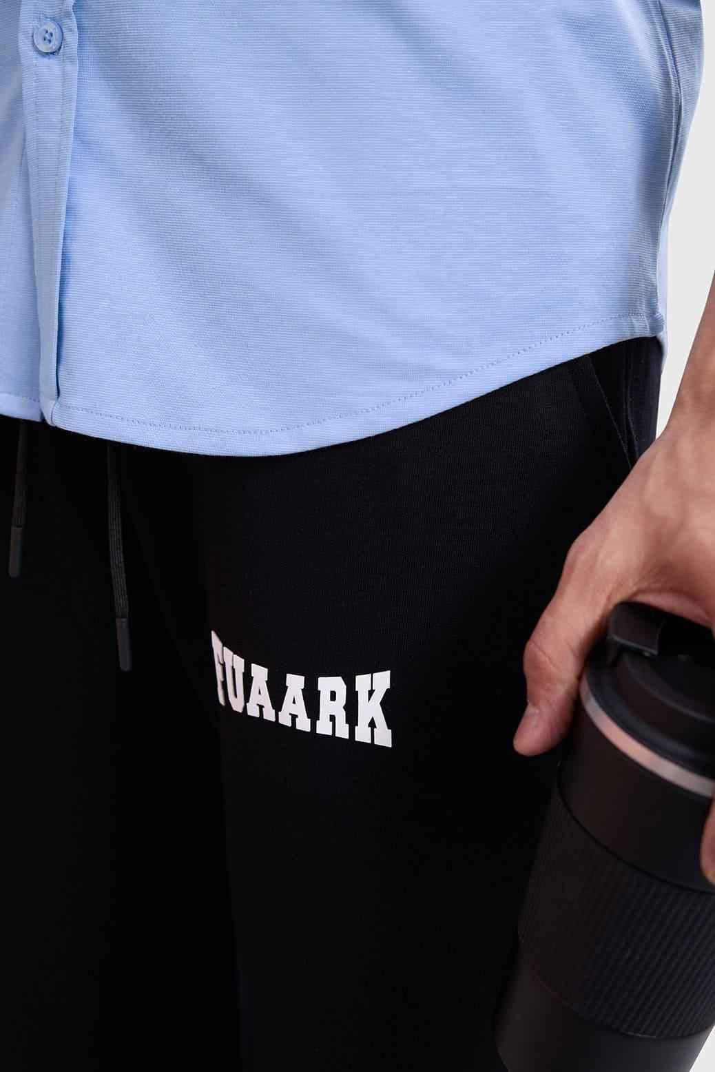 Sky blue Aero T-shirt by Fuaark Nz, shown flat with short sleeves and round neckline, highlighting soft fabric and casual style.