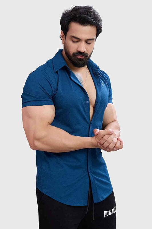 Fuaark Nz Aero Shirt Teal, a casual t-shirt with a comfortable fit and teal color, displayed on a plain background.