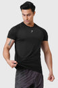 Black Bare Nylon T-shirt by Fuaark Nz, featuring a sleek, minimalist design and comfortable fit for casual wear.
