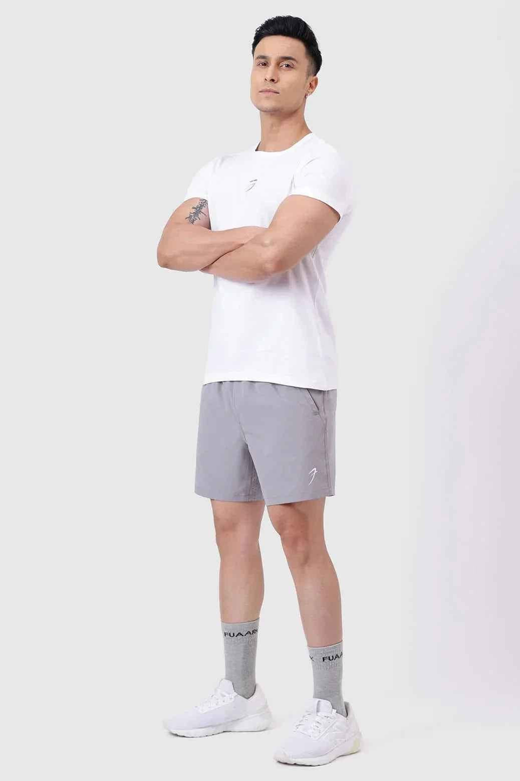 Fuaark Nz Brisk White T-shirt for men, showcasing a classic fit and soft fabric for effortless style and comfort.