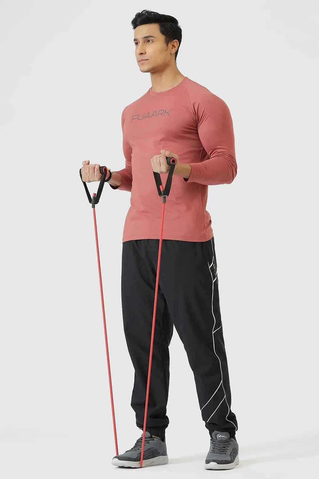 Fuaark Nz Chase Cranberry full sleeves T-shirt with comfortable fit and stylish design, perfect for casual wear.