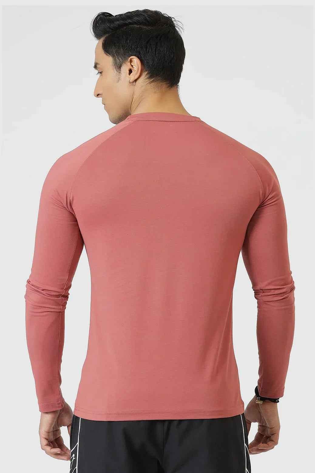 Fuaark Nz Chase Cranberry full-sleeve T-shirt with comfortable fit and stylish design, perfect for casual wear.