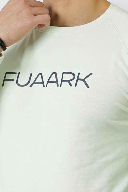 Fuaark Nz Chase Lime Green long sleeve T-shirt showing soft, breathable fabric and a relaxed fit for everyday casual wear.