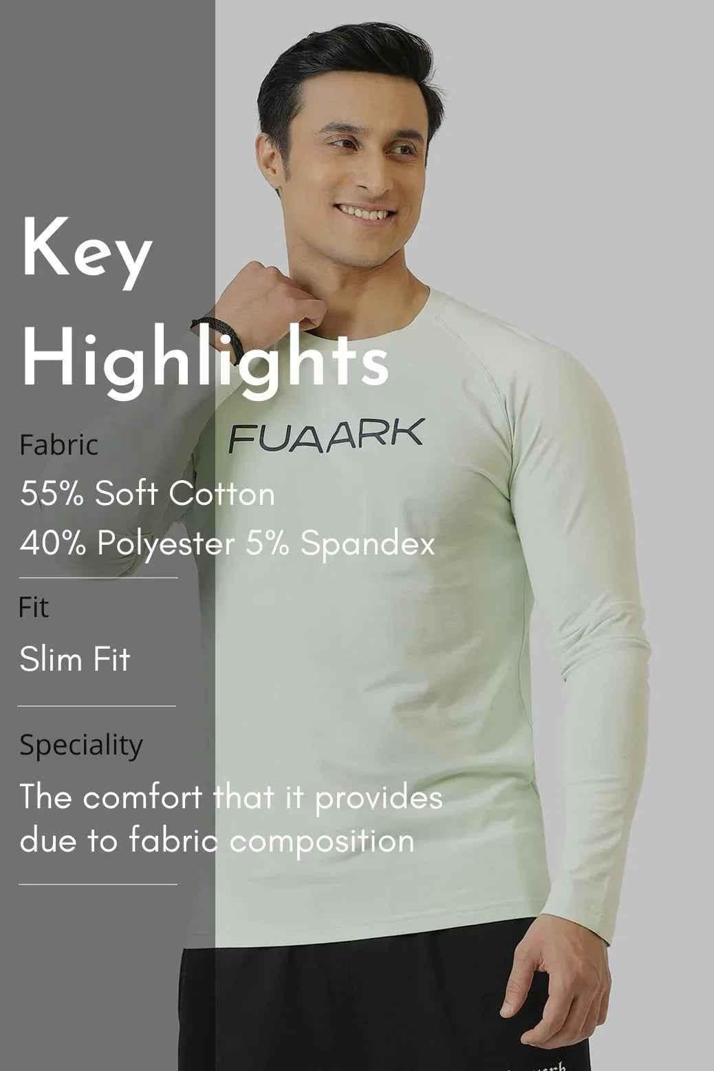 Fuaark Nz Chase Lime Green long sleeve T-shirt, soft and breathable fabric, casual everyday wear for men or women.