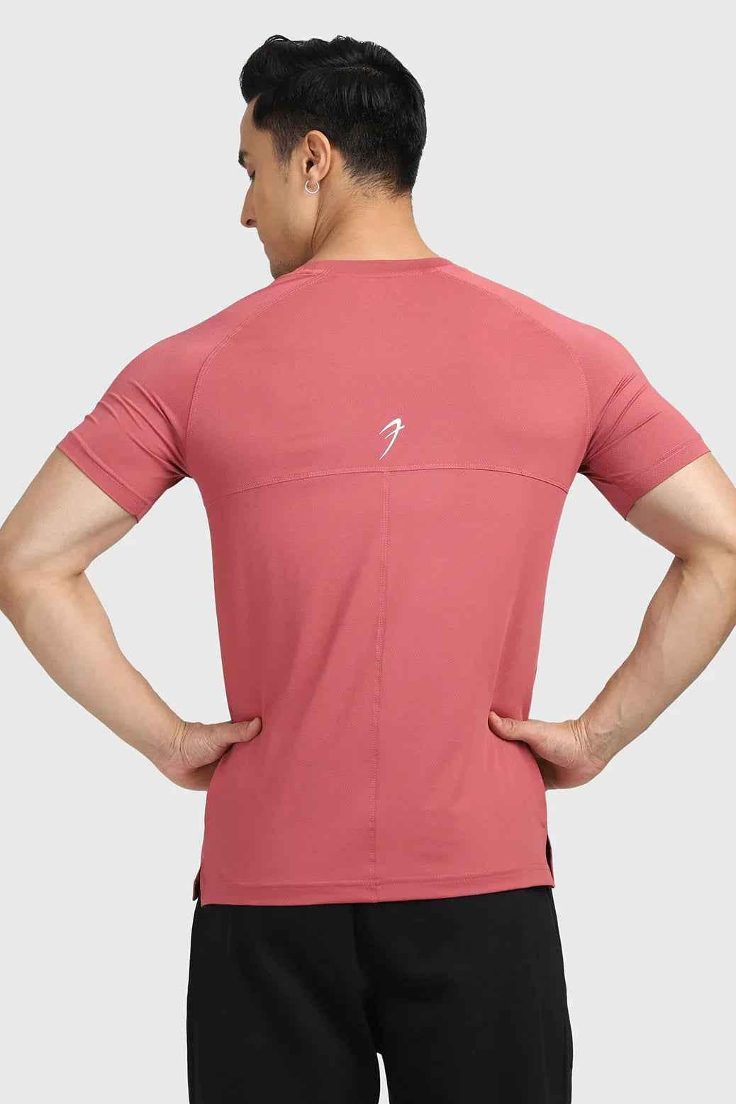 Fuaark Nz deep red T-shirt with ultra-soft feel and modern fit, perfect for everyday casual wear.
