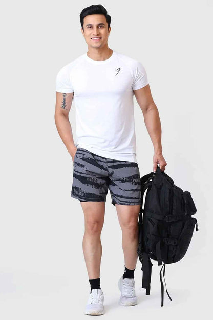 White Ember T-shirt from Fuaark Nz, featuring a comfortable fit and simple design, shown on a plain background.