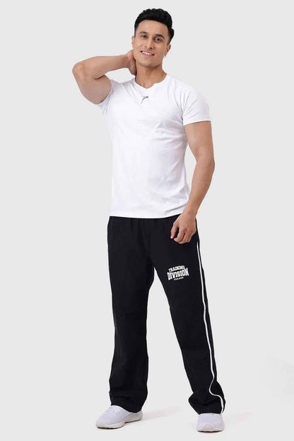 White Grain T-shirt by Fuaark Nz, stylish and comfortable unisex tee, shown on a model, casual and versatile design.
