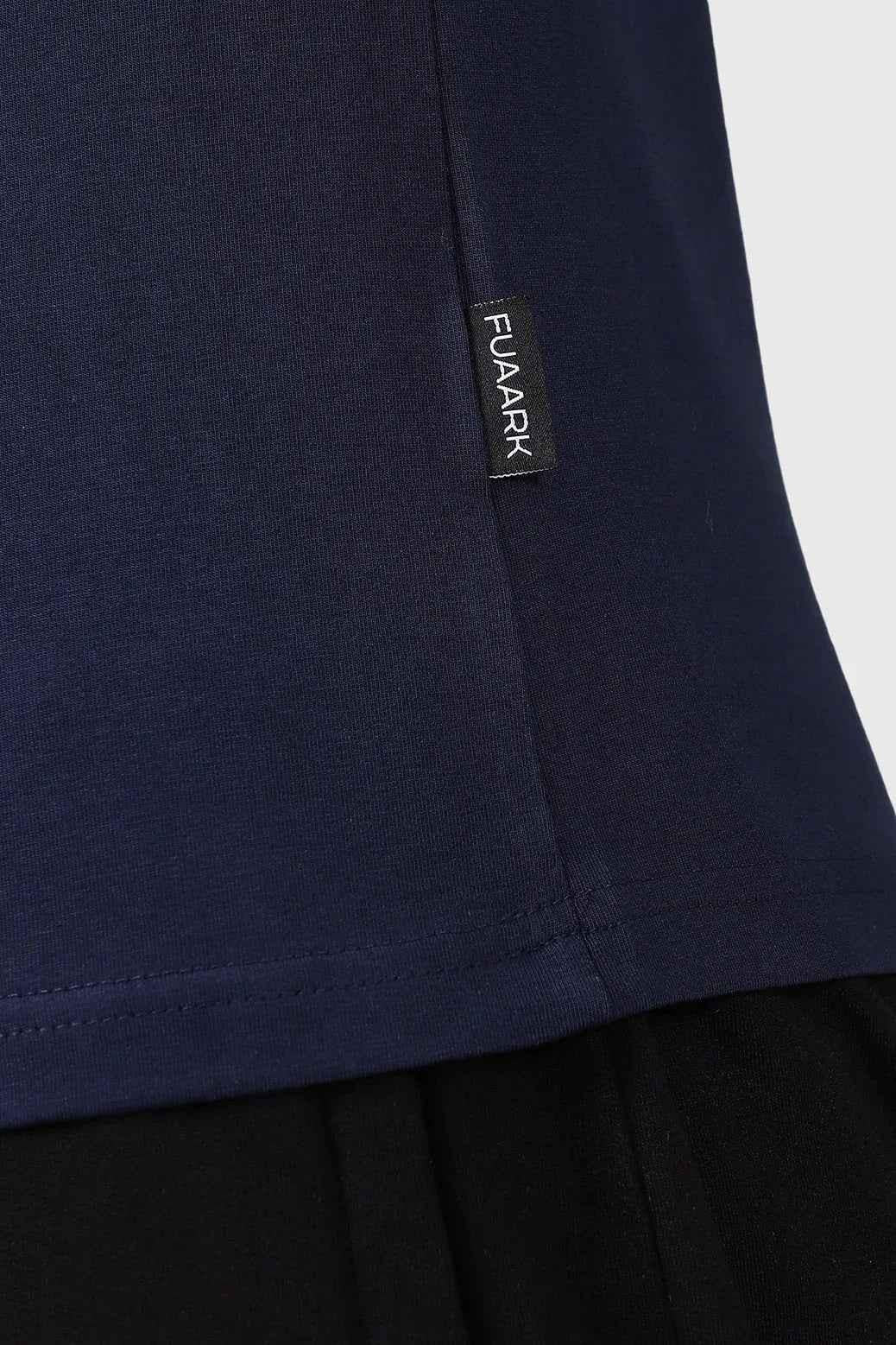 Navy Fuaark Nz Legacy Crew Neck T-shirt, casual cotton t-shirt with a classic fit and short sleeves.