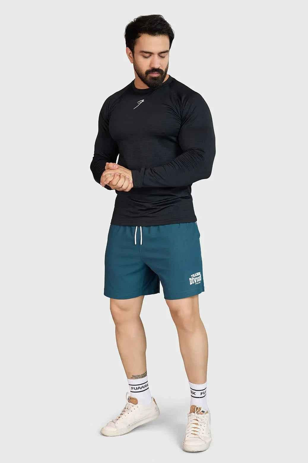Fuaark Nz black full-sleeves T-shirt with a comfortable fit, showcased on a plain background for stylish casual wear.