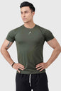 Fuaark Nz Pulse Olive T-shirt for men, casual and comfortable short-sleeve tee with a trendy olive color.