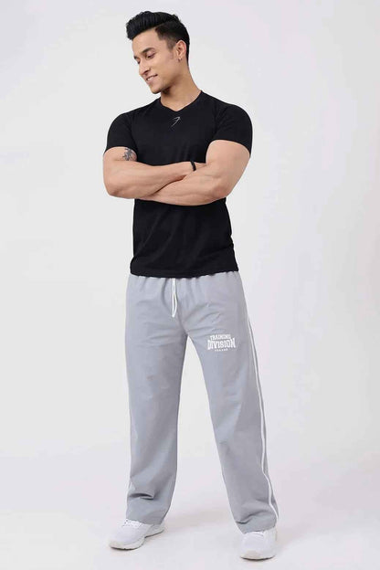 Black Pulse T-shirt by Fuaark Nz, featuring a casual fit and logo design, displayed flat on a white background.