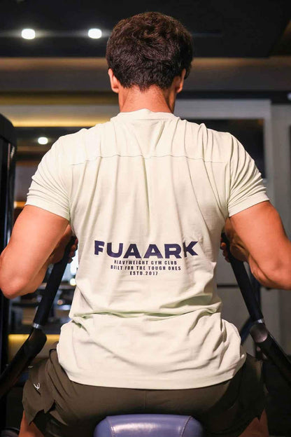 Fuaark Nz Pulse White T-shirt for men, soft cotton fabric, casual fit, perfect for everyday comfort and stylish wear