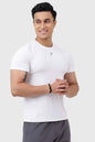 White Pulse T-shirt by Fuaark Nz, showcasing a comfortable fit and stylish design, suitable for casual wear.