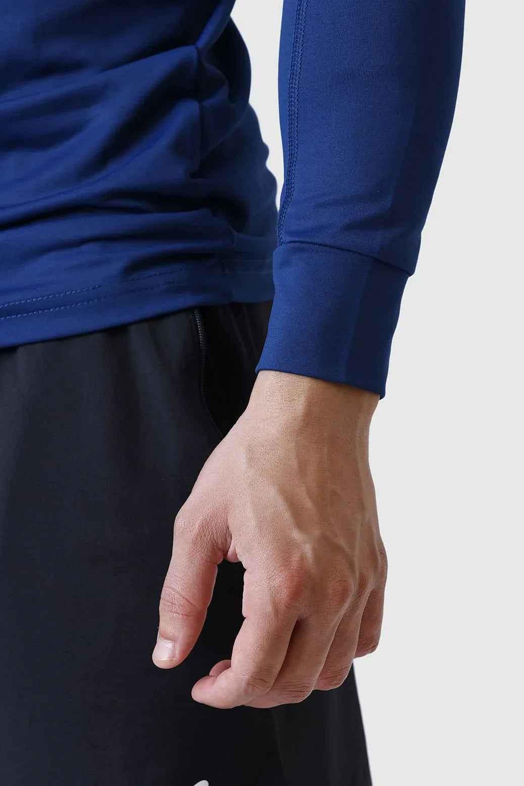 Blue Rush full-sleeves T-shirt by Fuaark Nz, casual cotton shirt with long sleeves and a comfortable fit.