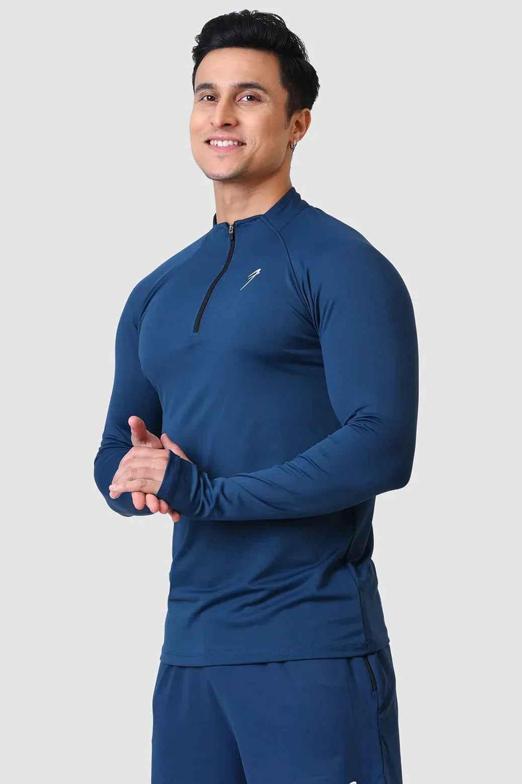 Fuaark Nz Rush Pullover T-shirt in teal, featuring a comfortable fit and casual style, displayed on a neutral background.