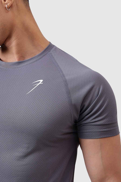 Slate grey Fuaark Nz T-shirt, casual and stylish, perfect for everyday wear, showcasing comfortable fabric and modern design.