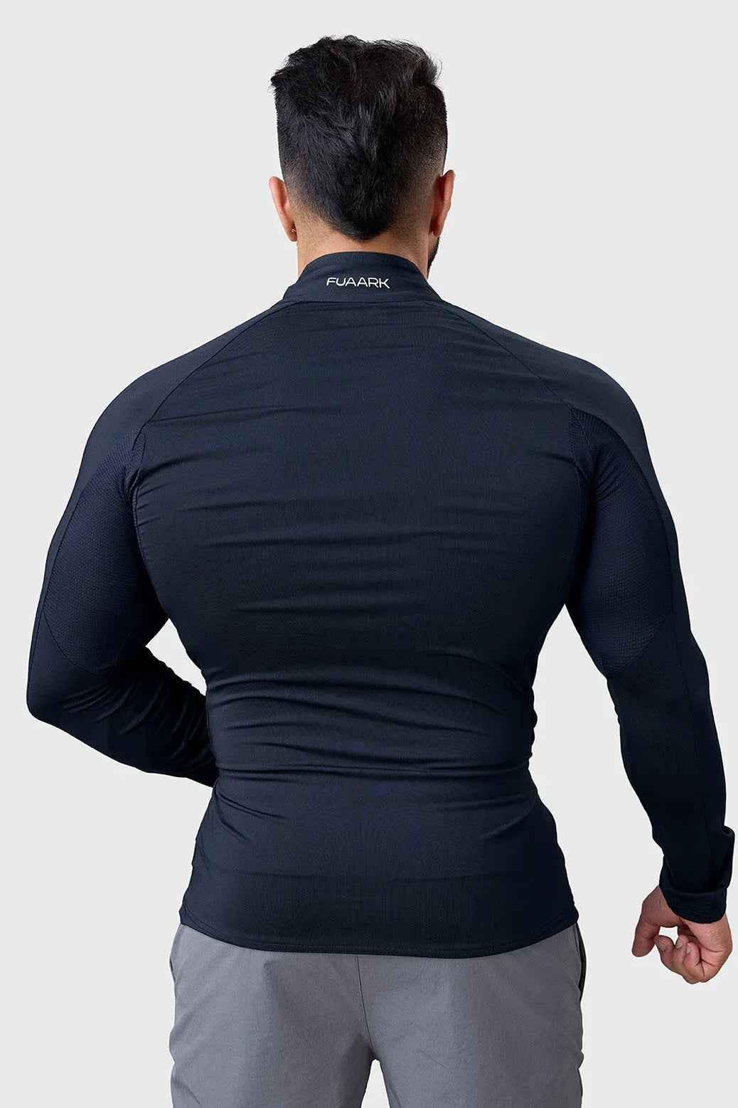 Navy Thrive Pullovers T-shirt by Fuaark Nz, featuring a comfortable fit and casual style, shown on a plain background.